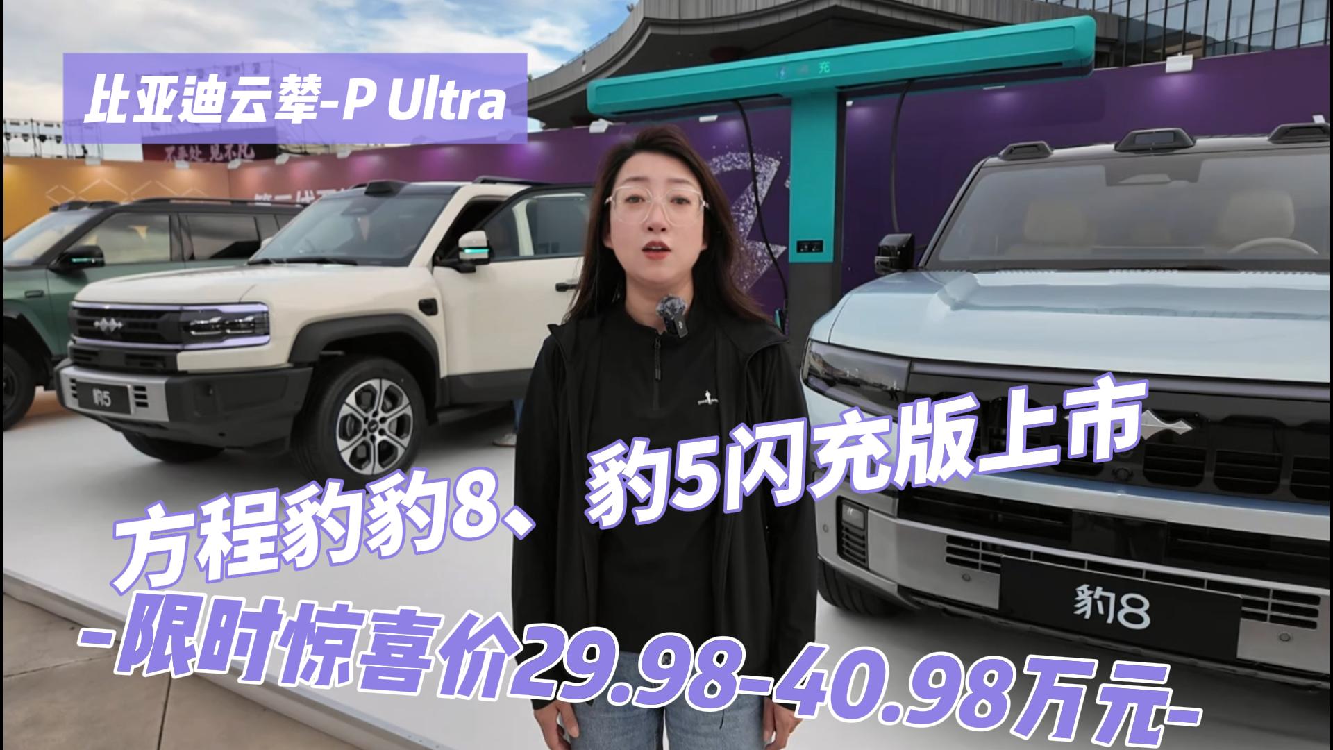 比亚迪云辇-P Ultra，方程豹豹8、 ...
