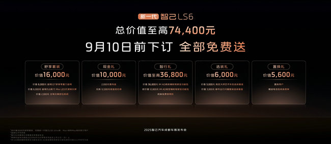 3、新一代智己LS6预售权益重磅加码,至高达74400元.jpg